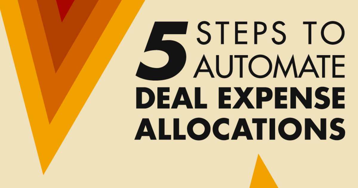 5 Steps to Automate Deal Expense Allocations Feature