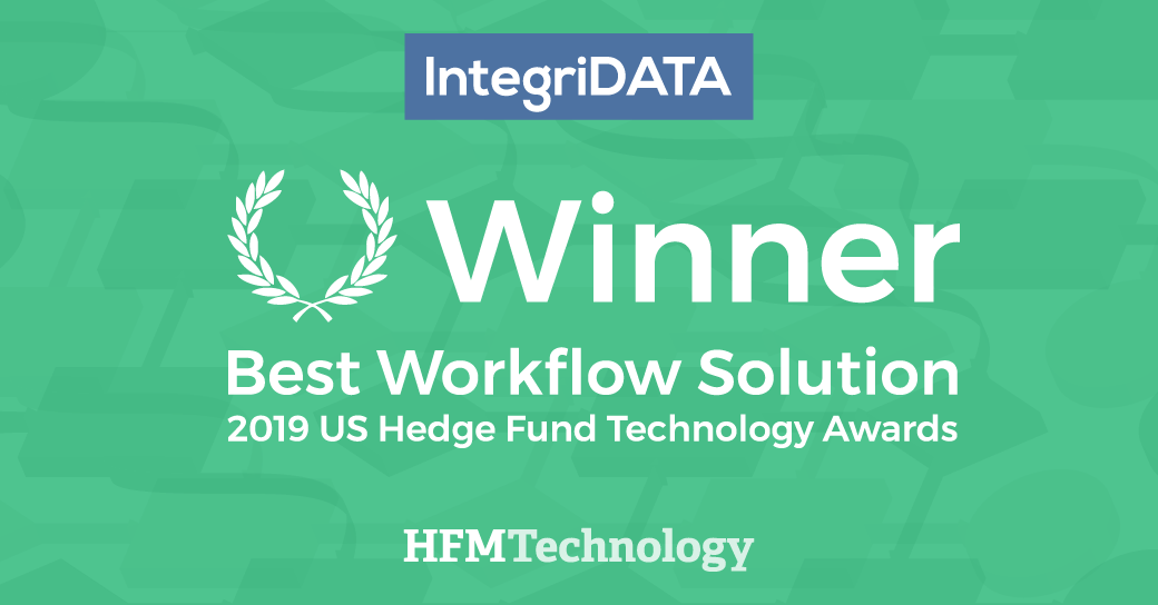 IntegriDATA Wins Hedge Fund Technology Award IntegriDATA