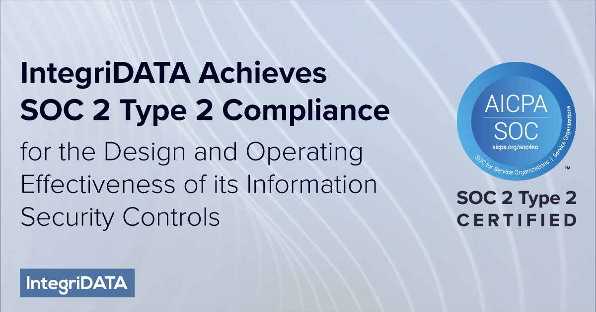 IntegriDATA Achieves SOC 2 Type 2 Compliance